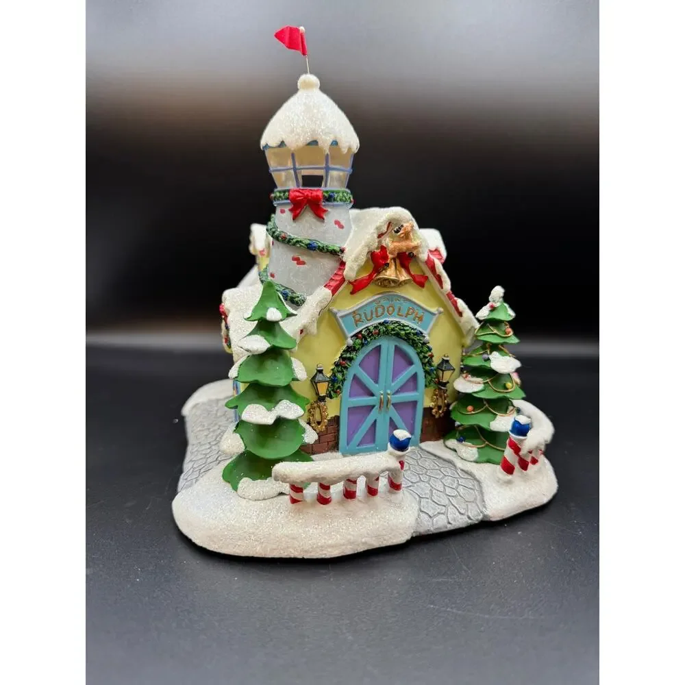 Hawthorne Village, Rudolph's Christmas Town Village, Watch Tower & Reindeer Barn